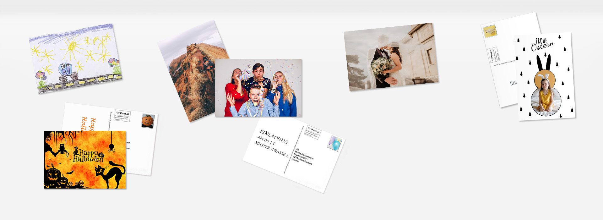 FotoPostkarte Online gestalten & Zustellung per Post AustroBild